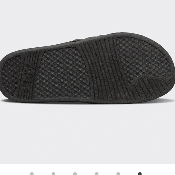 APL Lusso Black Nappa Quilted Leather Slides - Picture 5 of 13